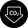 Reduced carbon footprint